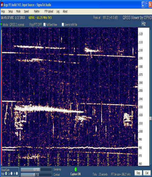 61.25 MHz Echoes Jan 2 2013